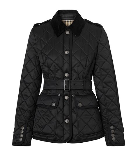 burberry quilted jacket ladies|burberry women's diamond quilted jacket.